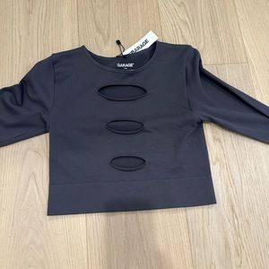 black long sleeve top super cute